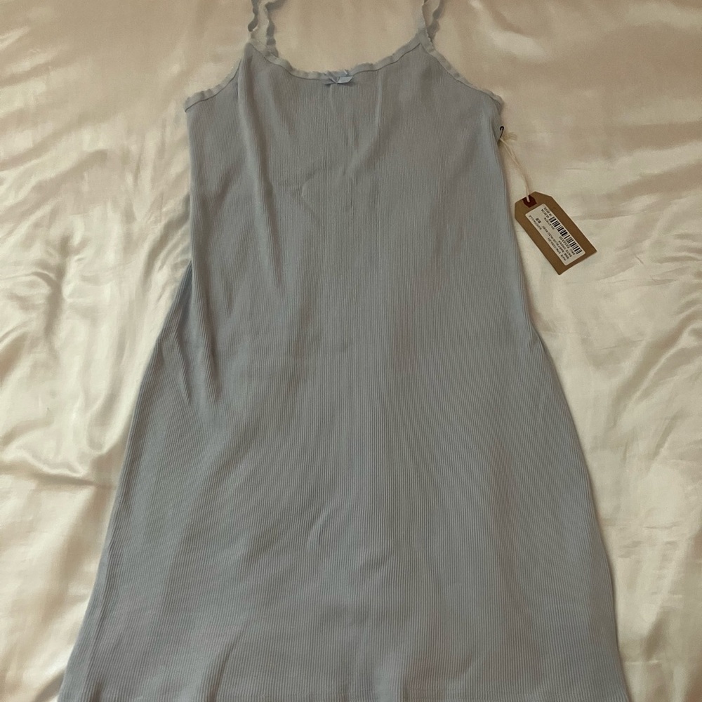 Harlow Light Blue Midi Dress